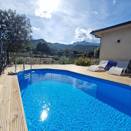 Domaine U Filanciu - Maison Chiara Avec Piscine - Centre Corse Moltifao Exterior foto